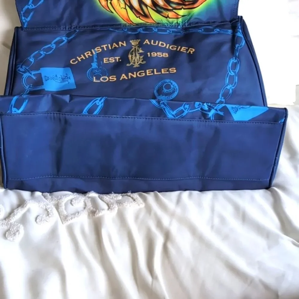 Vintage Y2K Christian Audigier /Ed Hardy XLarge Crossbody/Messenger Bag